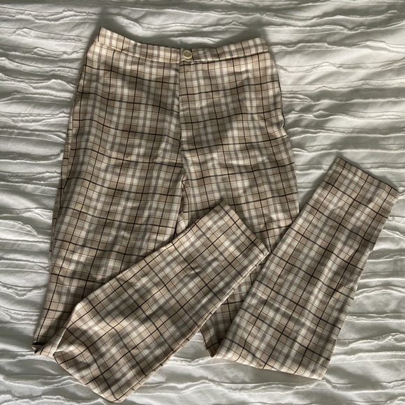 Plaid Trouser Pants Princess Polly - Picture 2 of 4